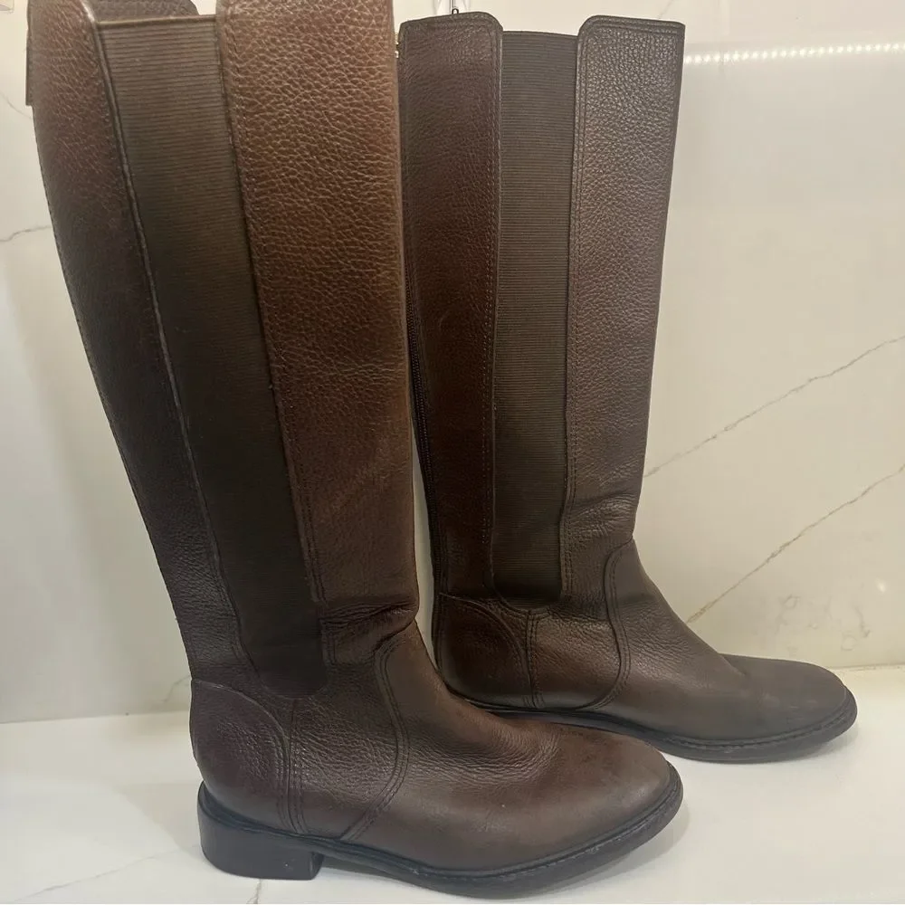 Tory Burch Tall Brown Riding Boots